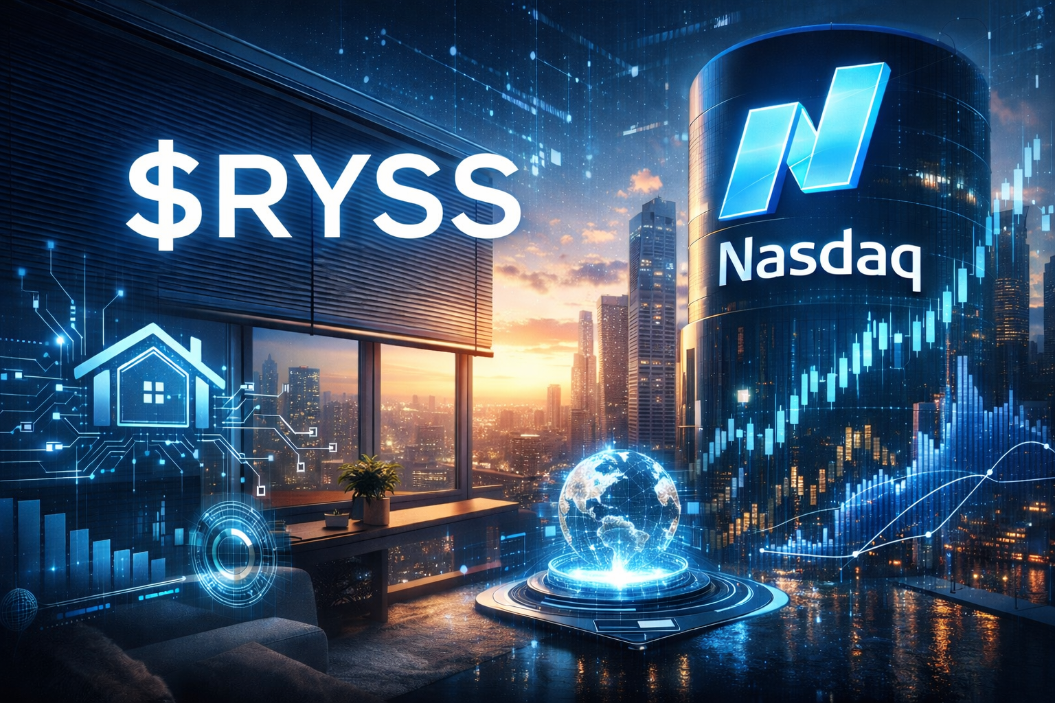 RYSE smart home with $RYSS Nasdaq ticker reserved