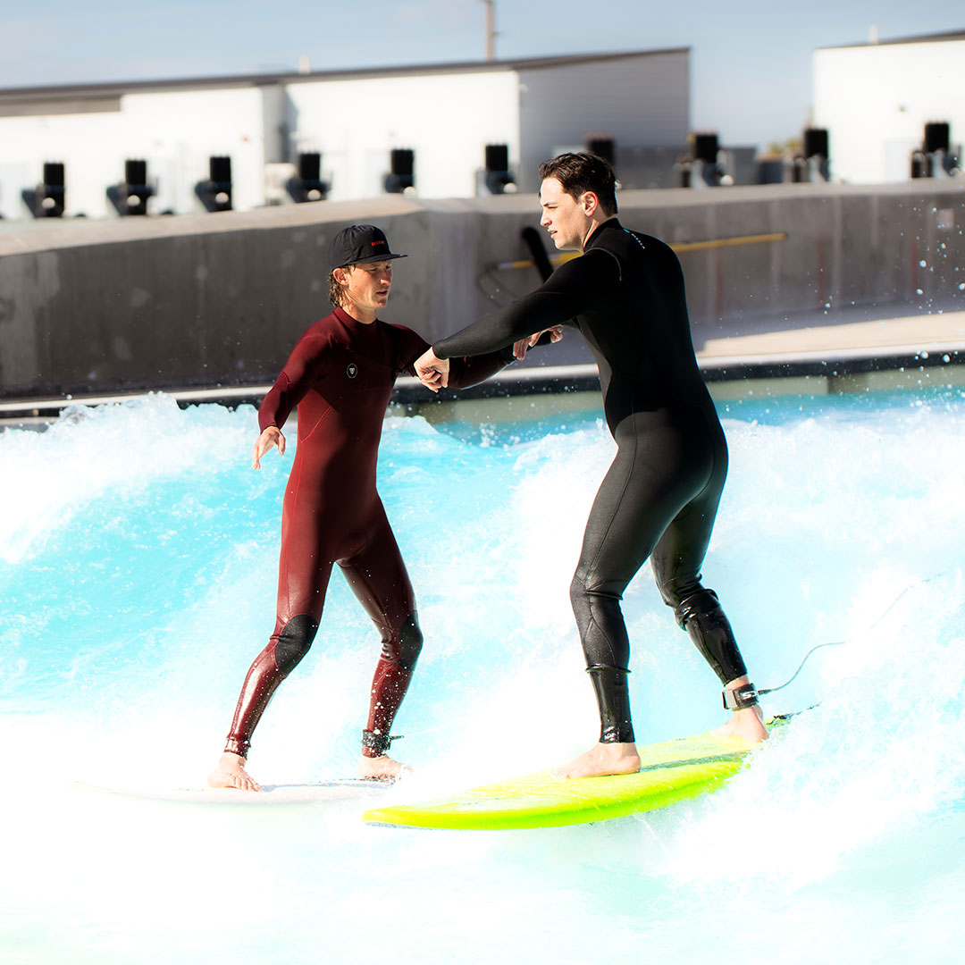 Learn to surf coaching in the lagoon bay